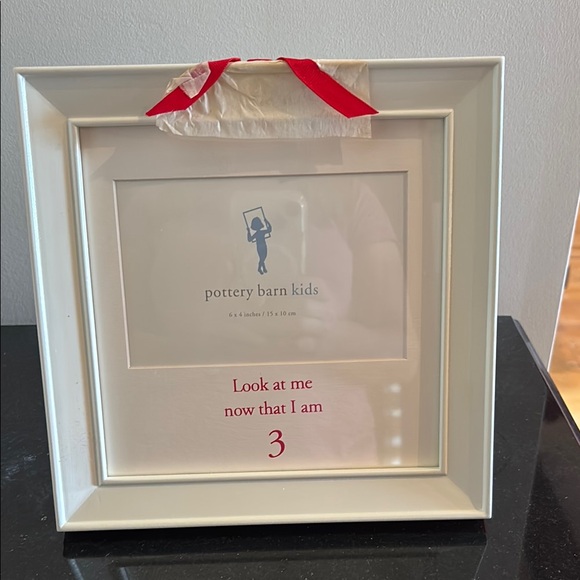 Pottery Barn Kids White Photo Frame, NIB - Picture 1 of 3